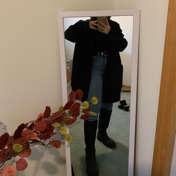 TOPSHOP Single Breasted Coat - Picture 4 of 10